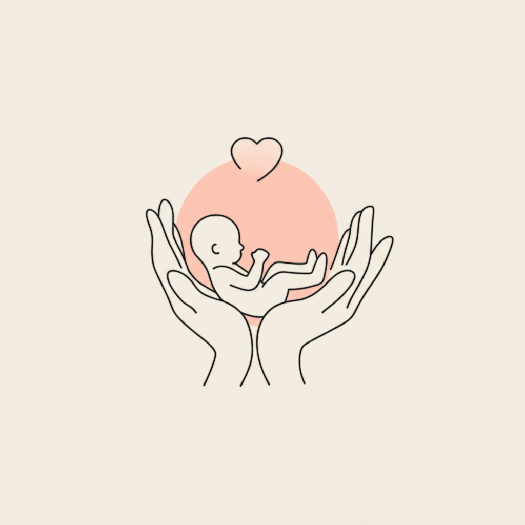 Neonatal care illustration